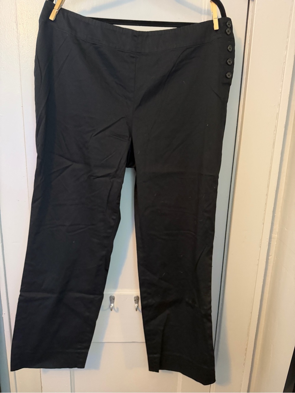 Lauren Ralph Lauren Black Straight-Leg Women's Pants
